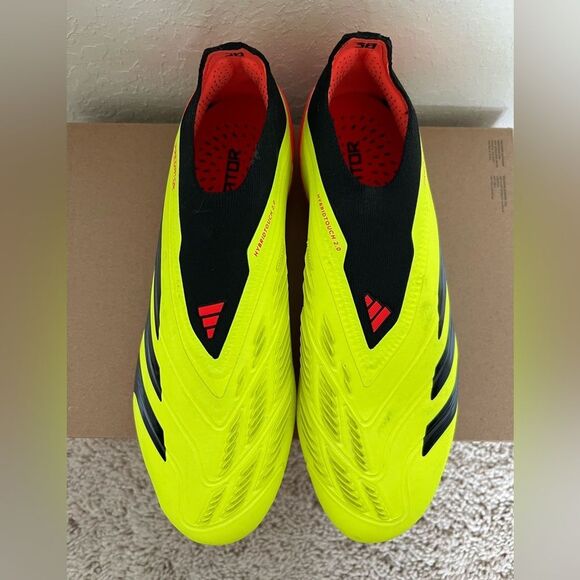 adidas Predator Elite LS Neon Yellow and Black Shoes main image 8